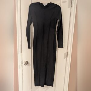 Topshop Elegant Black Long Sleeve Dress